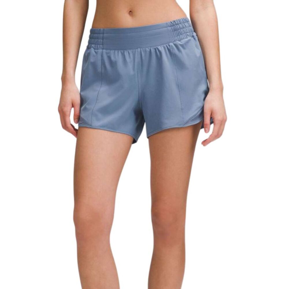 Lululemon Hotty Hot High-Rise Lined Short 4" Oasis Blue